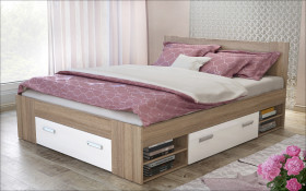 Pat dublu  Nemo + sertare pentru saltea 160/200 thumb