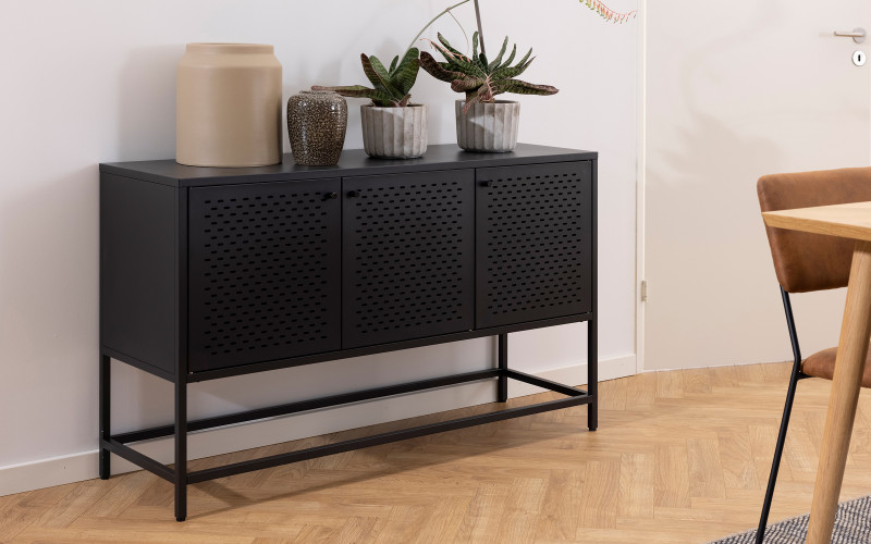 Comoda New Castle, negru 1