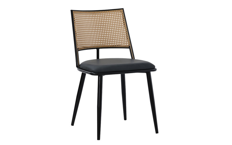 Scaun de masa Julia, negru + natural  1