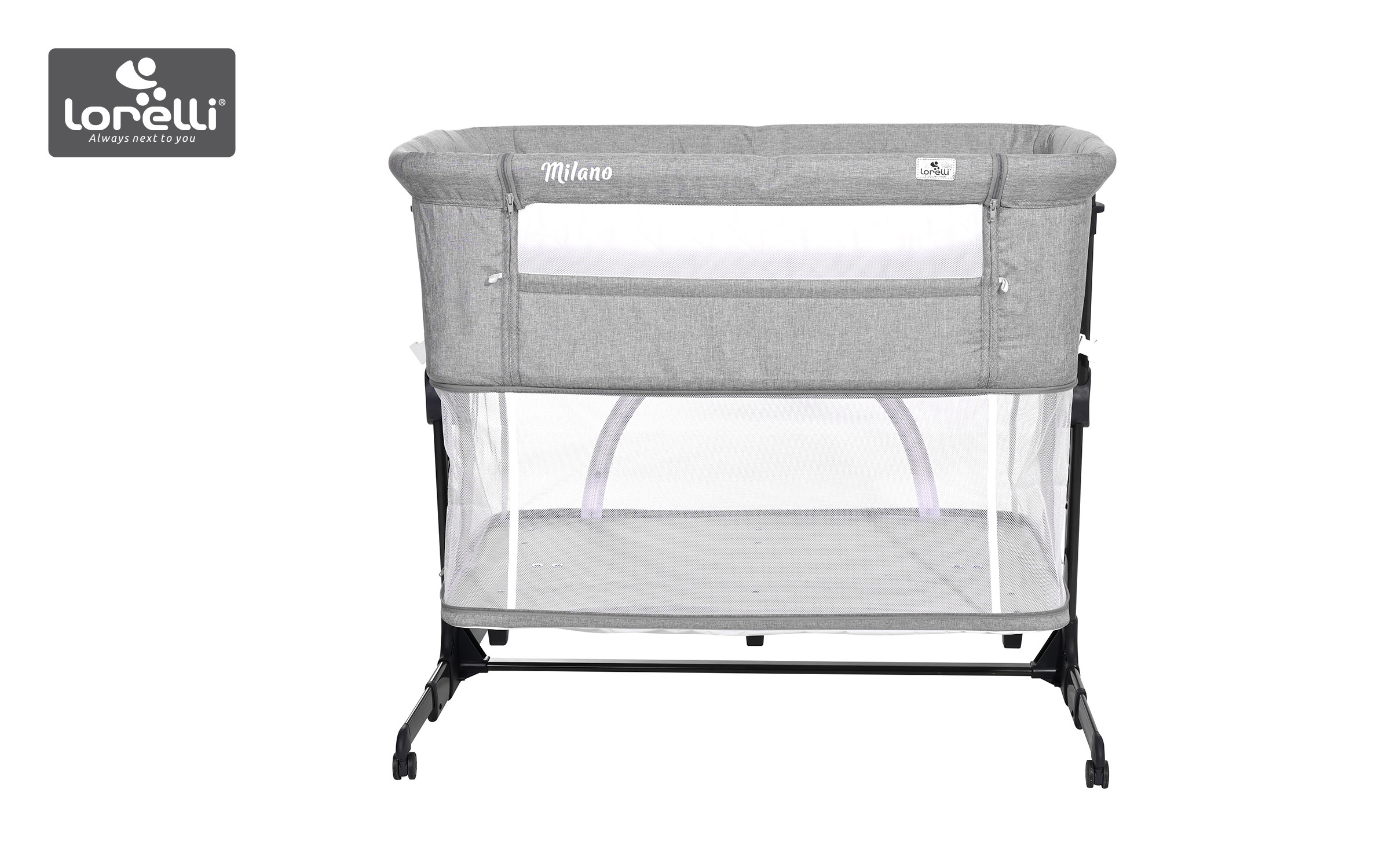 Patut pliant Milano 2 in 1, gri  5