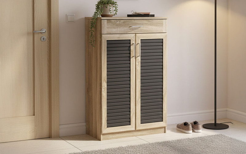 Pantofar Sante, sonoma + gri inchis  1