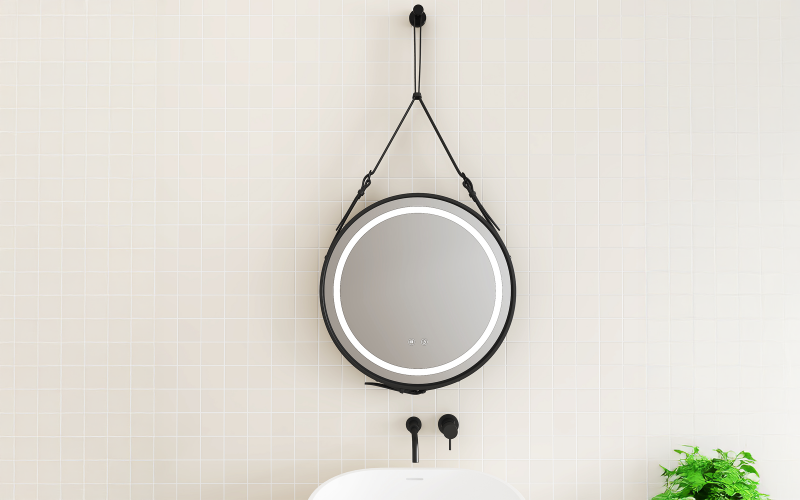 1398MB-60 Oglinda pentru baie cu iluminare LED, 60/60 cm  1