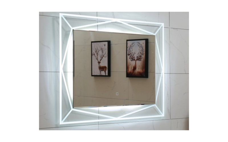 ICL 1502 Oglinda pentru baie cu iluminare LED, 80/60 сm  1