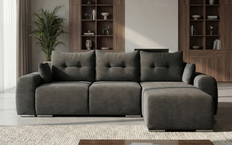 Coltar extensibil Apolo Spring, gri inchis  1