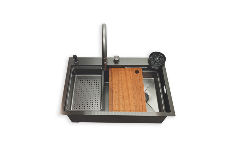 Chiuveta multifunctionala IVENTO K/ 20L.041.52, nano negru  1