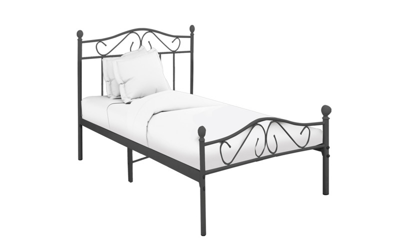 Pat Yoric pentru saltea 90/190, negru  1