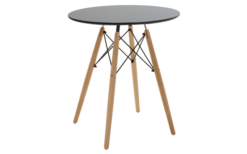 Masa dining Giulita, negru + natural  1