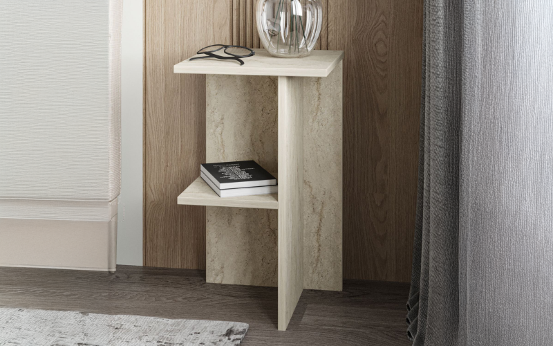 Noptiera Lerai, decor travertin  1