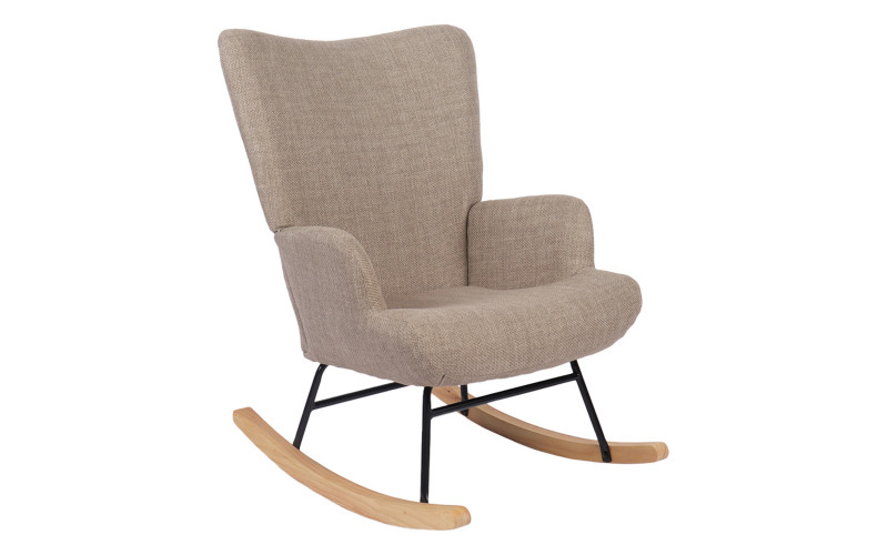 Scaun balansoar Giana, bej + natural  1