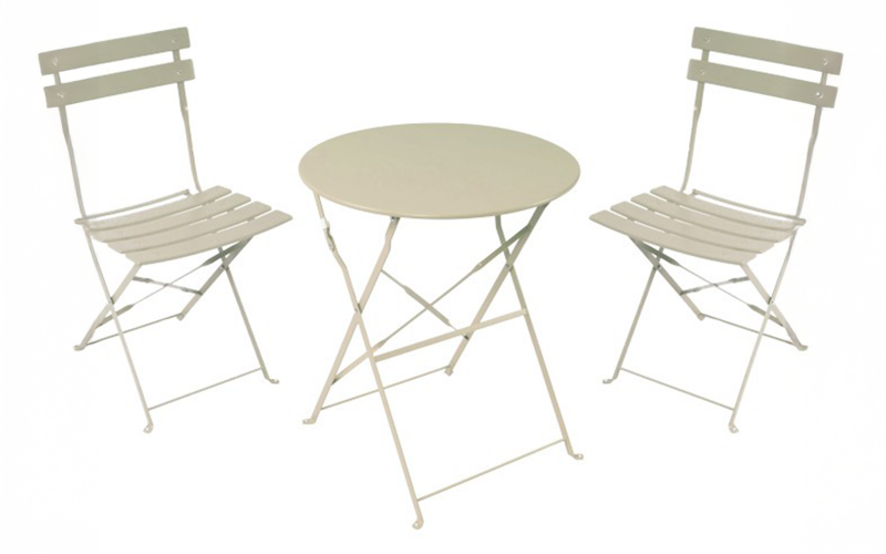 Set masa + scaune Bisto, bej  1