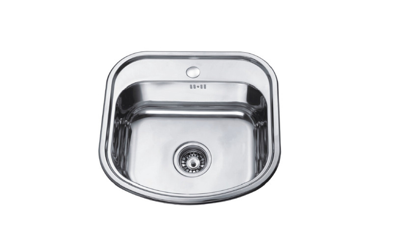 Chiuveta pentru incastrare ICK 4749, crom 1