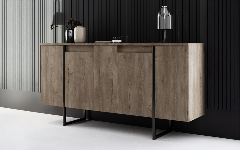 Comoda Larso, nuc + negru  1