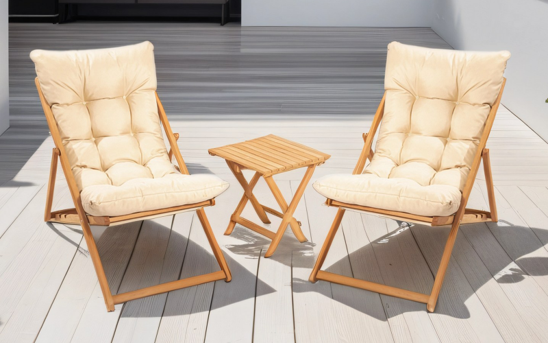 Set masa + scaune Valera, natural  1