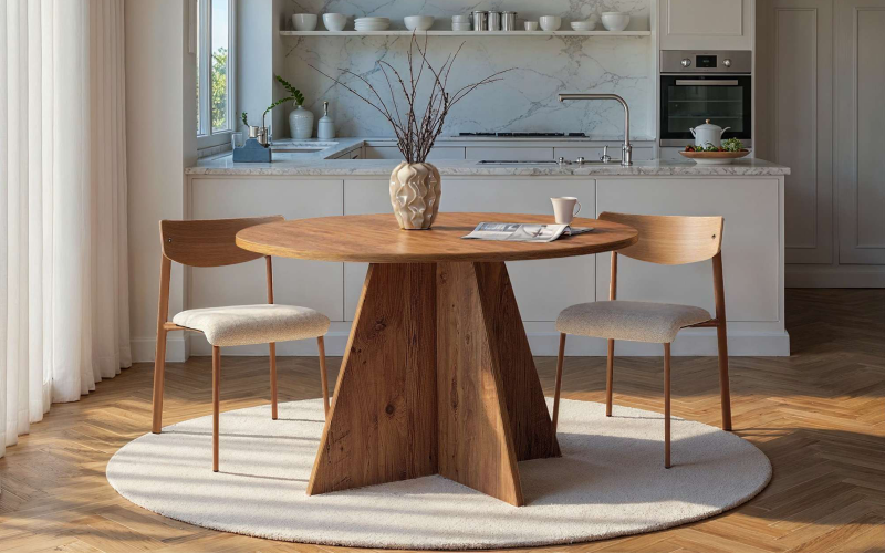 Masa dining Virela, pin atlantic  1