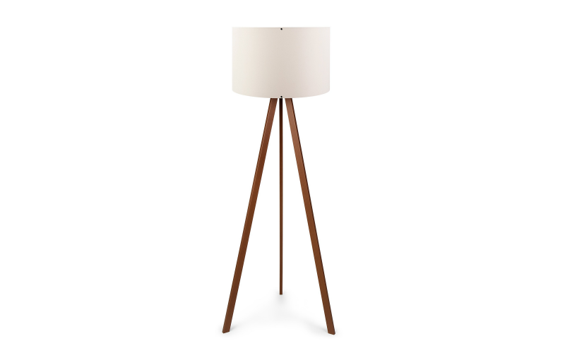 Tip bec: 1xE27/max 40W Lampa de podea, ecru  1