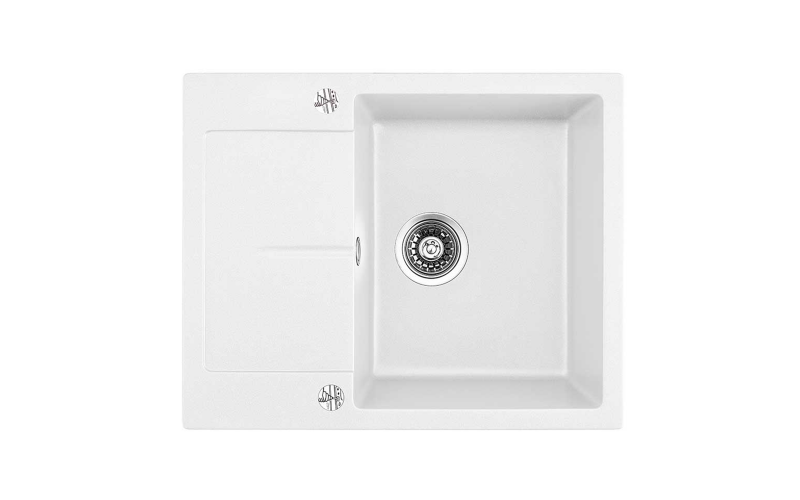 8220 Chiuveta din granit, alb  1