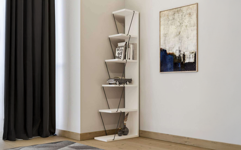 Etajera Fresco, alb  1