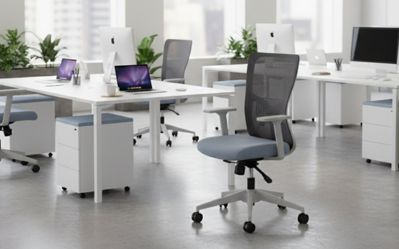 Scaun de birou Cosmo, gri  1