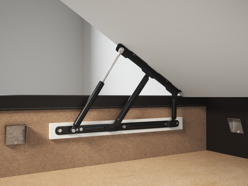 Pentru Armina 160/200 сm Mecanism special de ridicare cu distantier 1200N + fund MDF 2.5 mm,   1