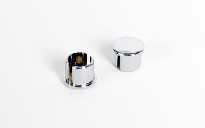 Dopuri pentru bara de bucatarie M6025, crom  2