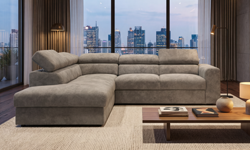 Coltar extensibil Belisa, bej deschis  1