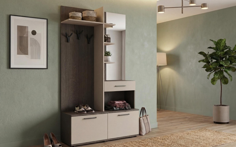 Cuier Daily, stejar antracit + casmir  1