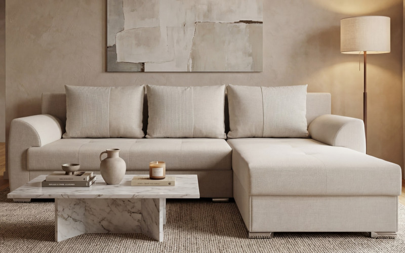 Coltar extensibil Deman Prime, bej deschis + bej  1