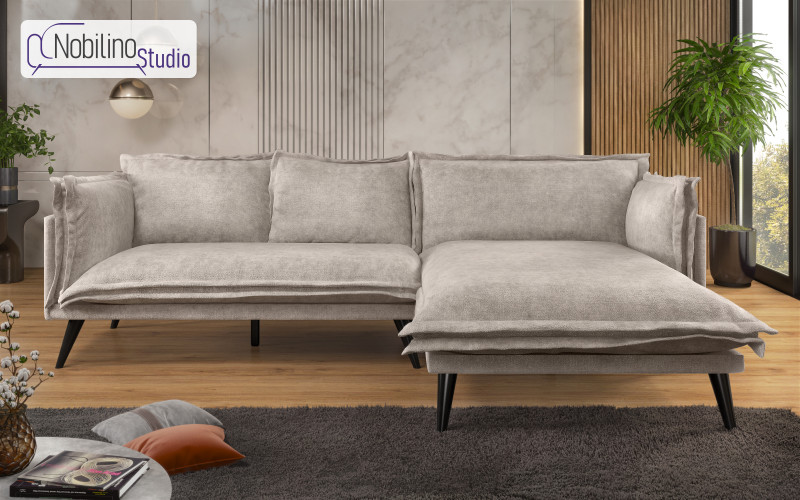 Угловой диван Альберто Extra, бежевый  1