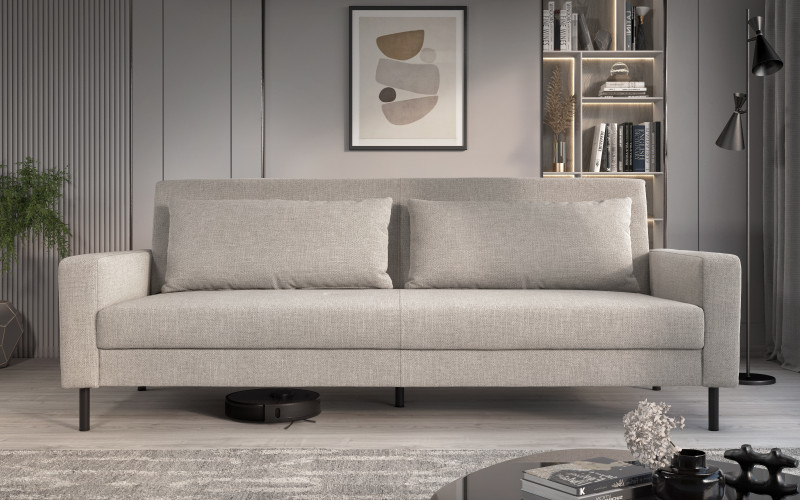 Canapea extensibila click- clack Galero, bej deschis  1