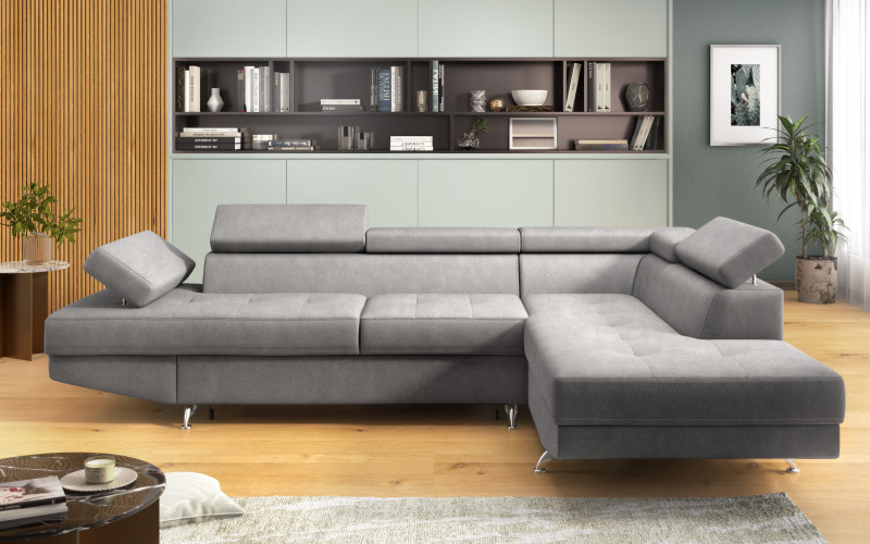 Coltar extensibil Bark, gri  1