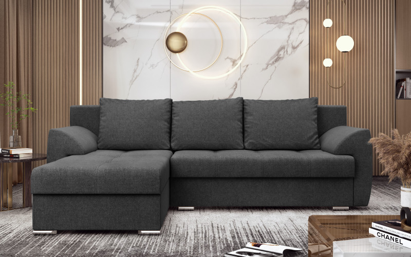 Coltar extensibil Interio, gri inchis  1