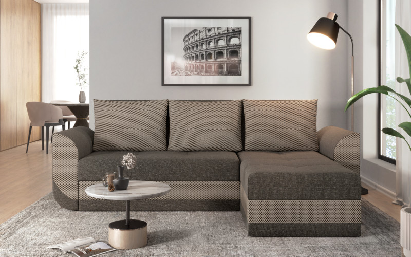 Coltar extensibil Modus, maro + maro deschis  1