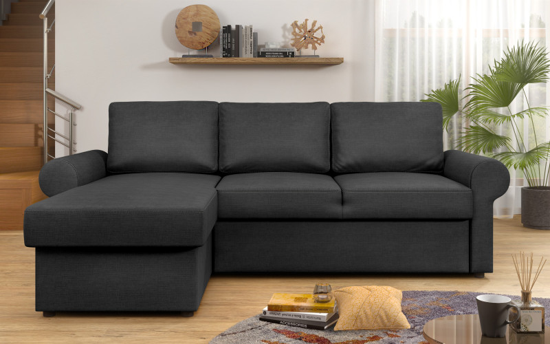 Coltar extensibil Rimini, gri inchis  1