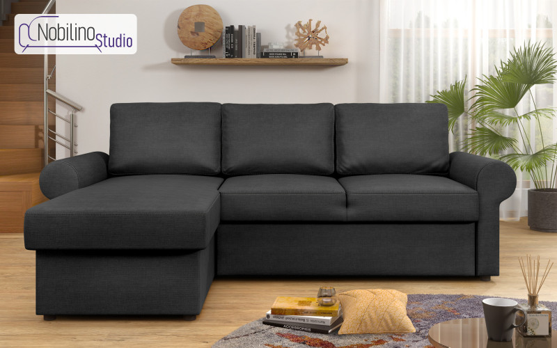 Coltar extensibil Rimini, gri inchis  1