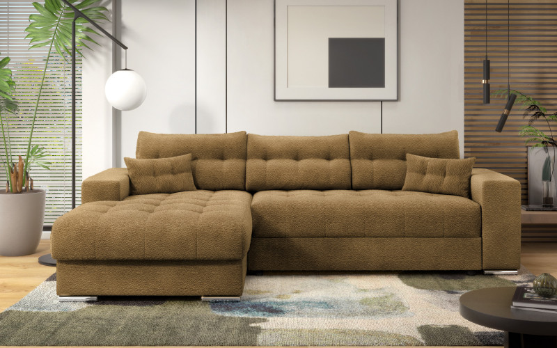 Coltar extensibil Sander, mustar  3