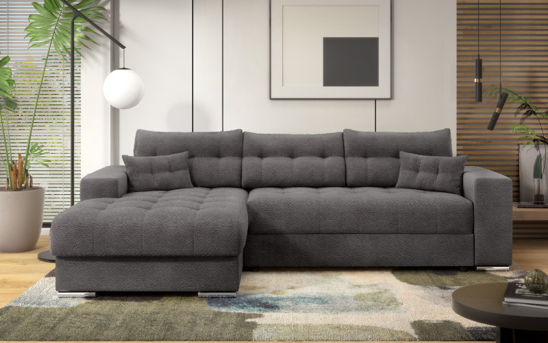 Coltar extensibil Sander, gri inchis  3