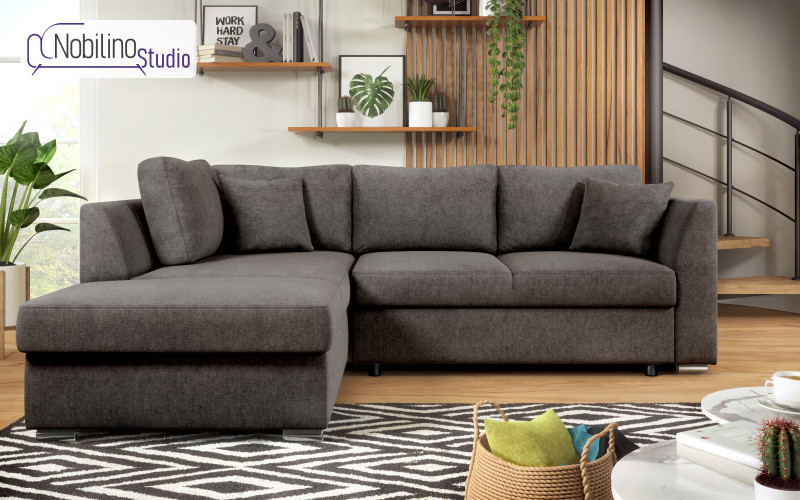 Coltar extensibil Toscana S Supreme, gri-maroniu  1