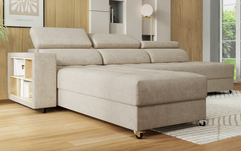 Coltar extensibil Adoro, ecru  1