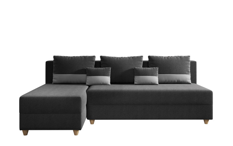 Coltar extensibil Dafini, gri inchis + gri deschis  1