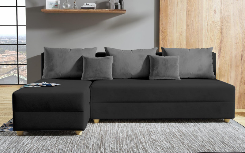 Coltar extensibil Dafini, grafit + gri  1