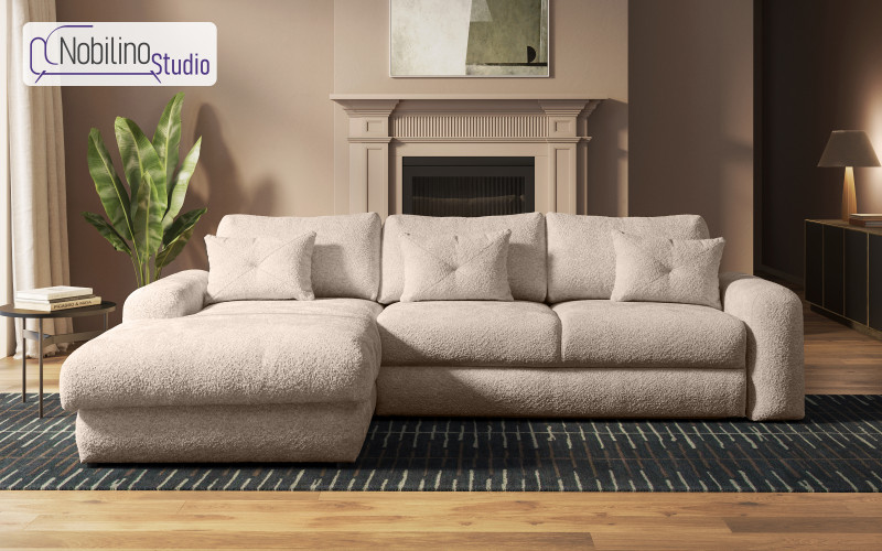 Coltar extensibil Elmond, bej  1