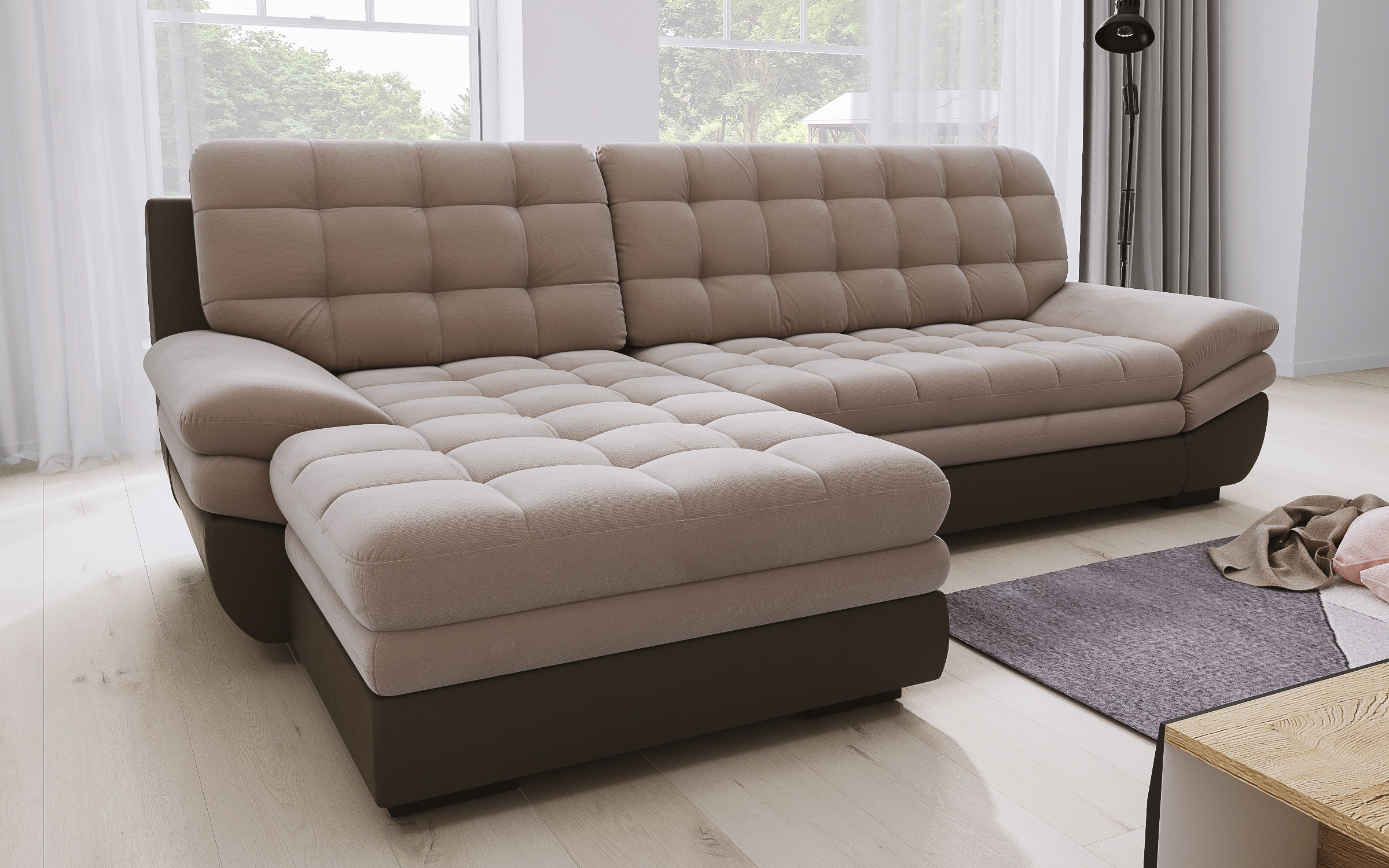 Coltar extensibil Hazart, bej  6