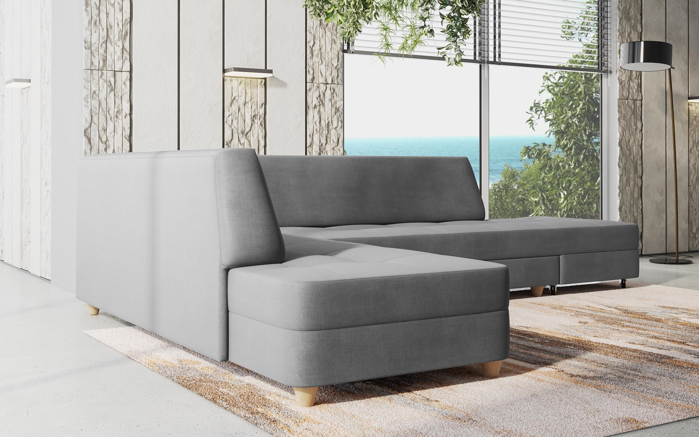 Coltar Bluevel, gri deschis  3