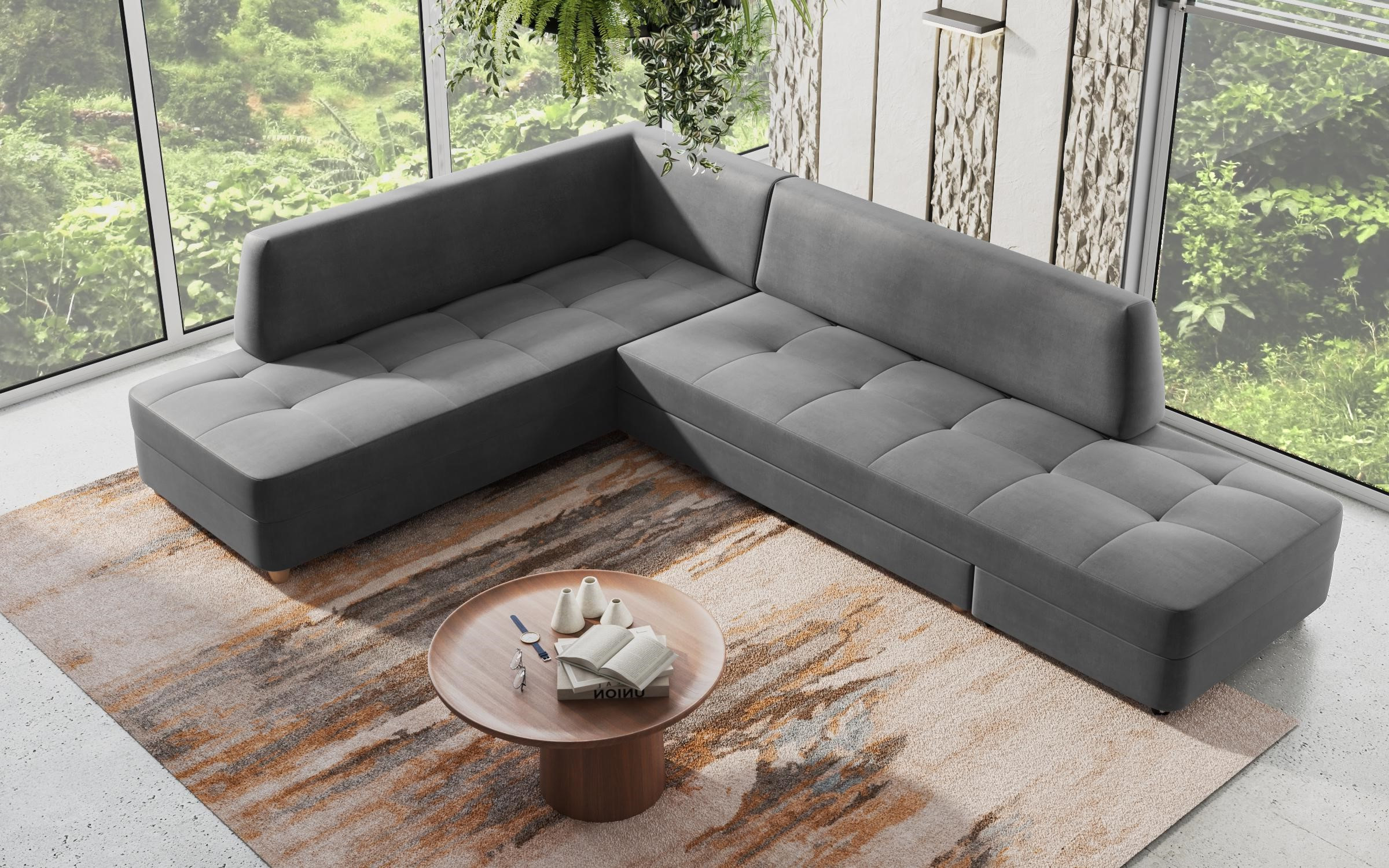 Coltar Bluevel, gri deschis  5