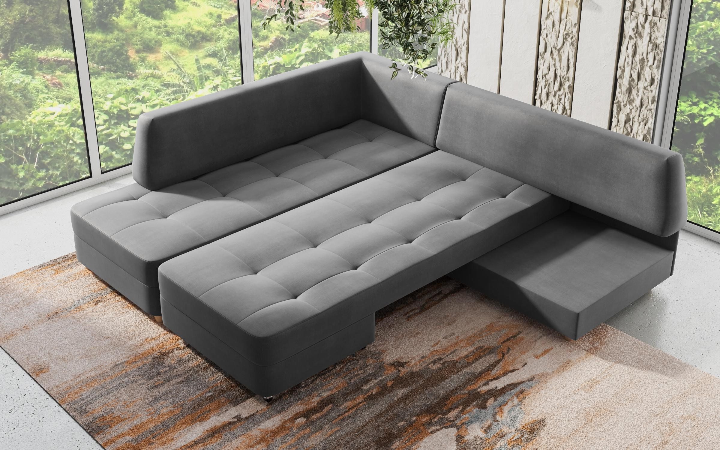 Coltar Bluevel, gri deschis  6