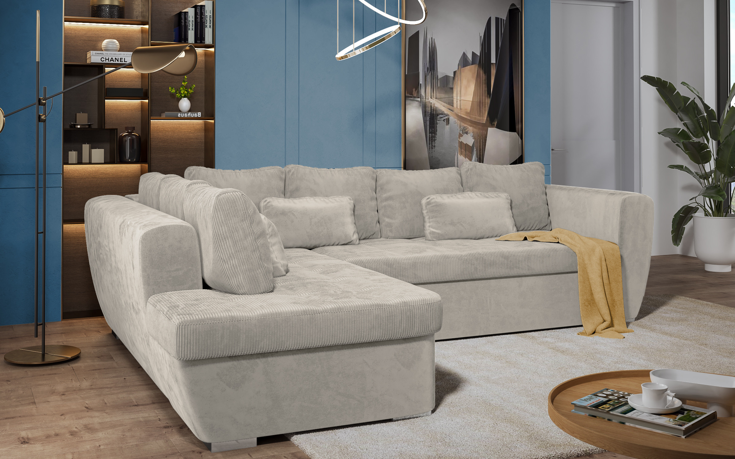 Coltar extensibil Las Vegas Premium, bej  4