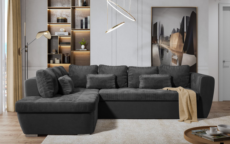 Coltar extensibil Las Vegas Premium, gri inchis  1
