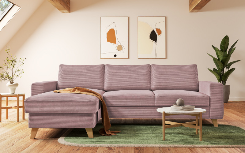 Coltar extensibil Marden, roz  1