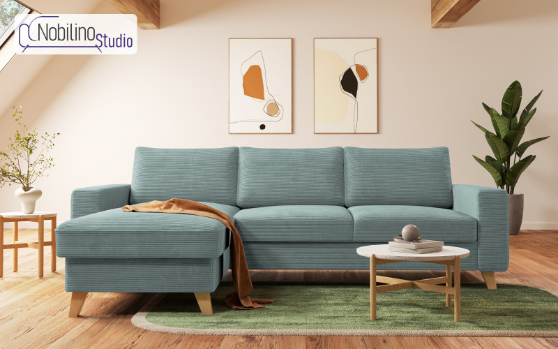 Coltar extensibil Marden, menta  1