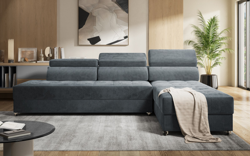 Coltar de living Mareti, gri  1